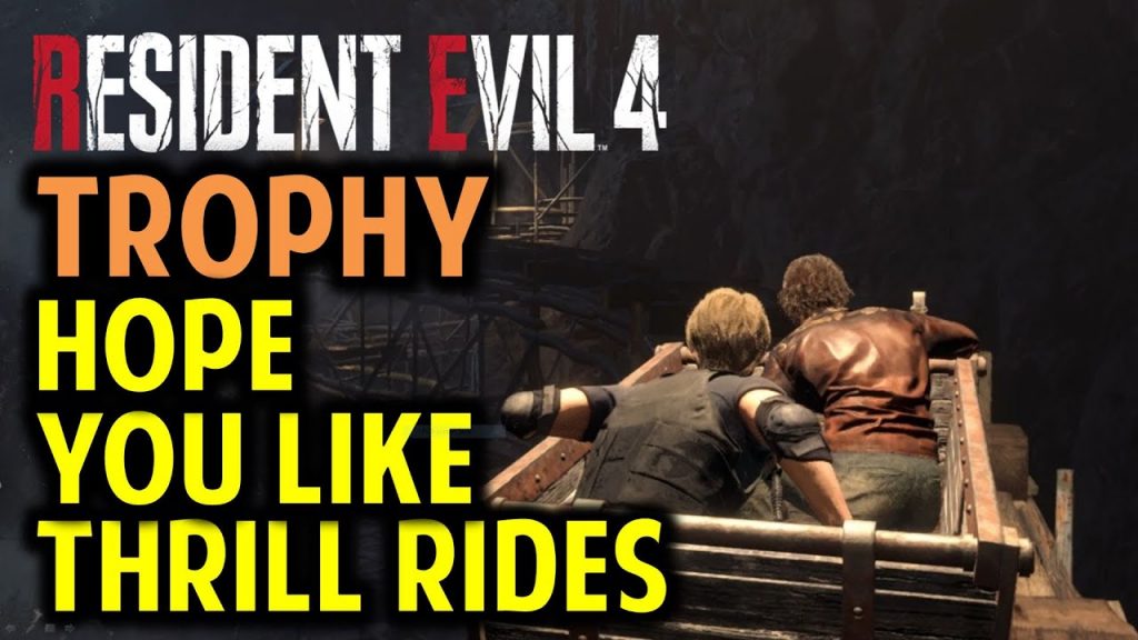 Hope You Like Thrill Rides Trophy: Minecraft Ride Without Any Damage | Resident Evil 4 Remake (RE4)