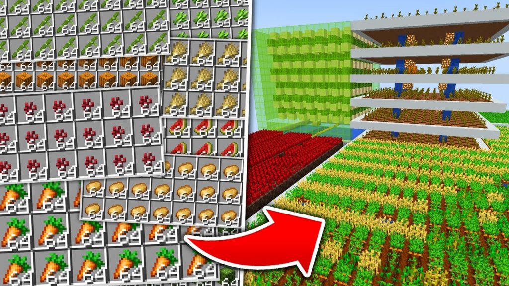 I Built EVERY Automatic Farm in Minecraft Skyblock!