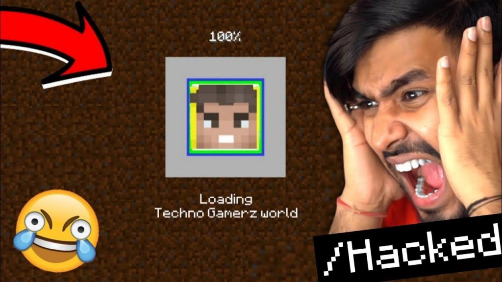 I HACKED into @TechnoGamerzOfficial  MINECRAFT World and TROLLED HIM..