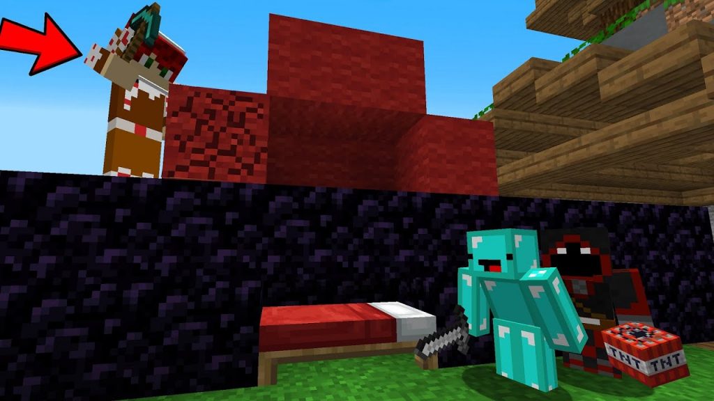 I Troll in Bedwars with a FAKE BED...