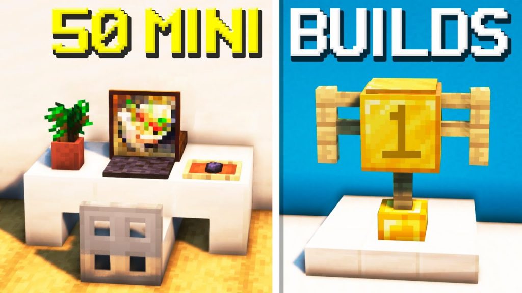 Minecraft: 50+ Mini Build Hacks & Tricks!