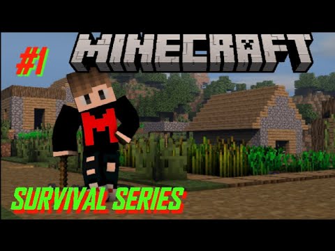 Minecraft Pe Survival Series EP-1 In Hindi 1.19 | I made Survival House & Iron Armor | #minecraftpe