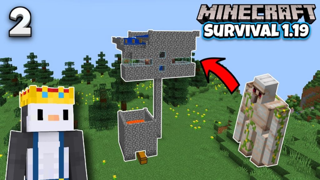 Minecraft Survival 1.19: Iron Golem Farm... but it doesn't work!