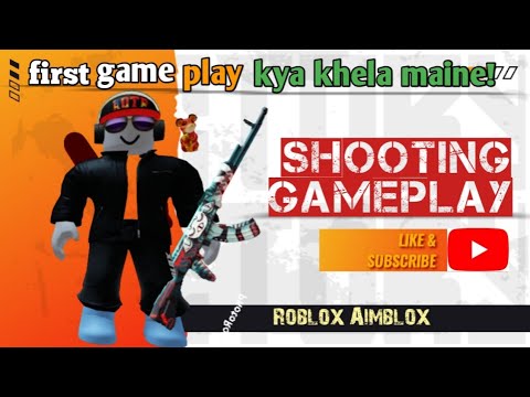 Playing Aimblox for the First Time in Roblox? You WON'T BELIEVE What Happened#gamers#gameplay#roblox
