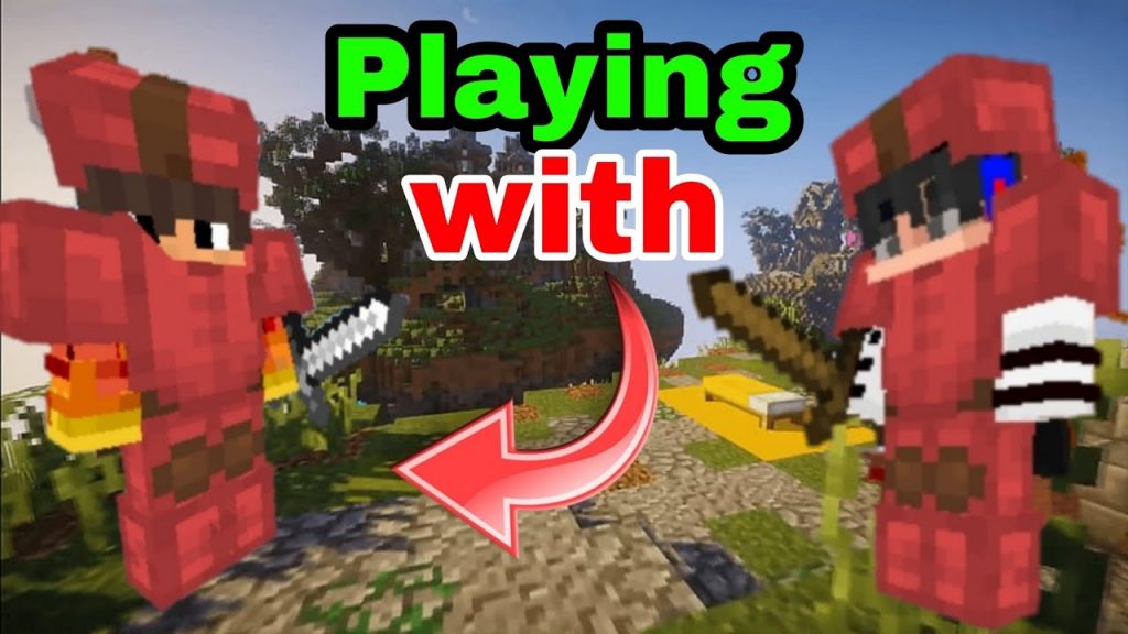 Playing With @Incredibleopgaming nethergames bedwars new touch control