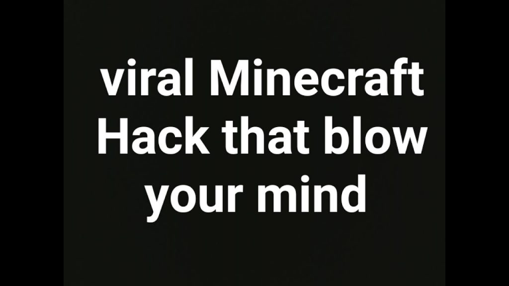 Viral Minecraft Hack that blow your mind work in that 1.19 part 1