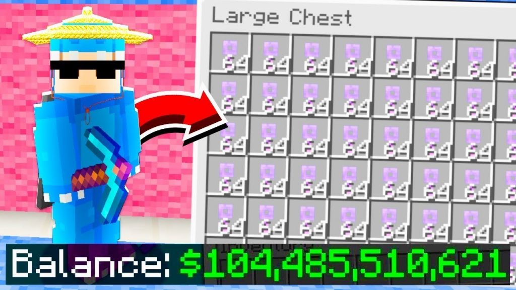 CRAFTING A *META* MONEY MAKING PICKAXE! | Minecraft Prisons