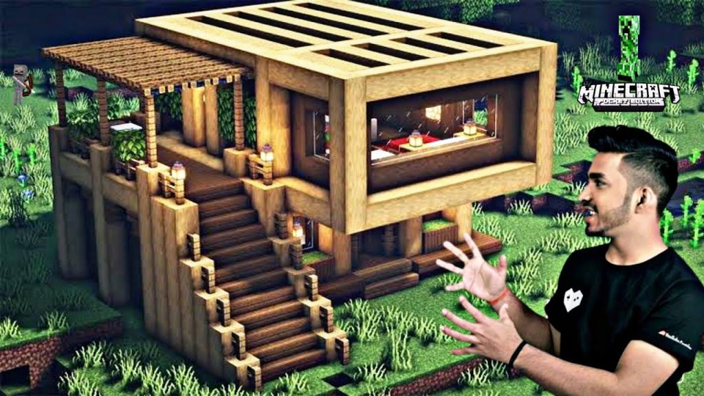 Minecraft: How to build a Wooden House | Easy Survival House Tutorial # ...