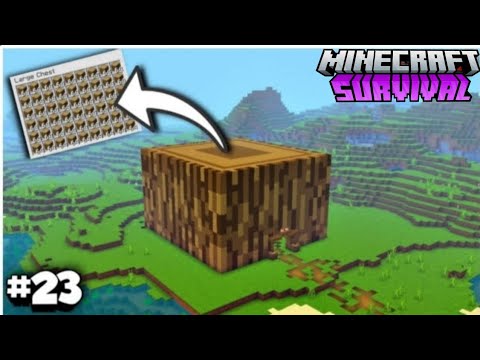 AUTOMATIC WOOD FARM! In Minecraft PE Survival Series[HINDI]