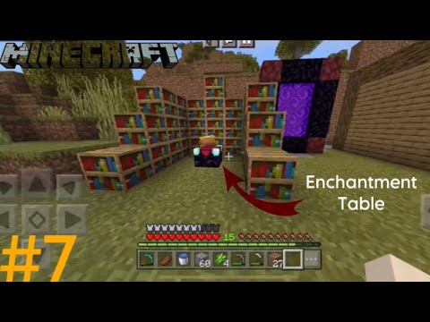 Finally I Make An Enchantment Table In Minecraft Survival || Minecraft Ep#7