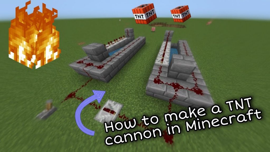 How to build a TNT cannon in Minecraft (+bonus :)) | Minecraft Tutorials #2