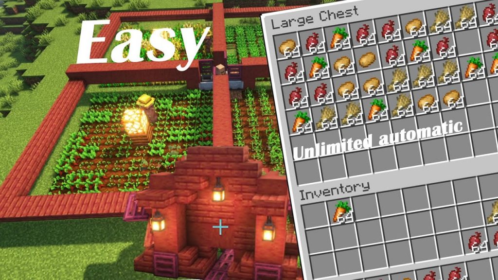 How to make a Ultimate Minecraft Automatic Farm: Efficient, Easy, and Infinite Resources