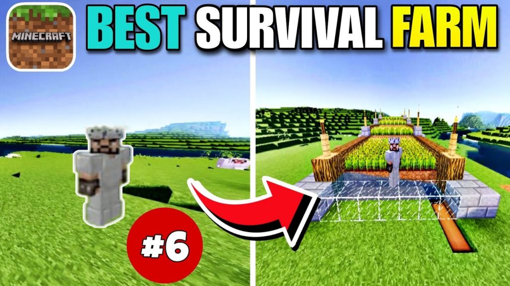 I Built Epic FARMS in Minecraft Survival||MINECRAFT SURVIVAL||minecraft tutorial|Minecraft Farm|Ep6!