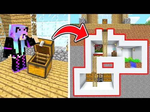 I Hacked My Sister's Secret Base In Minecraft