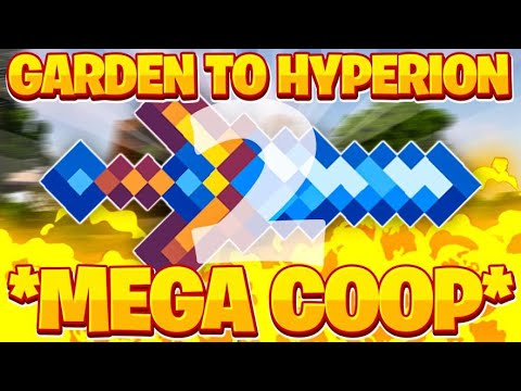 Mega Coop Garden from NOTHING to a HYPERION!! (Part 2) -- Hypixel Skyblock