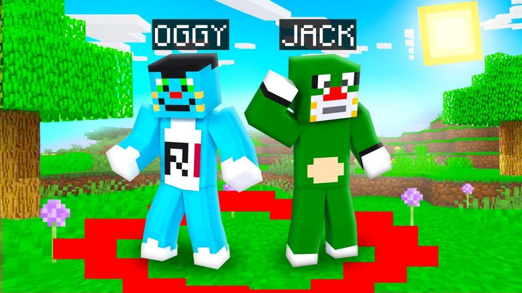 Minecraft Oggy And Jack Can't Leave Out The Circle | Rock Indian Gamer |