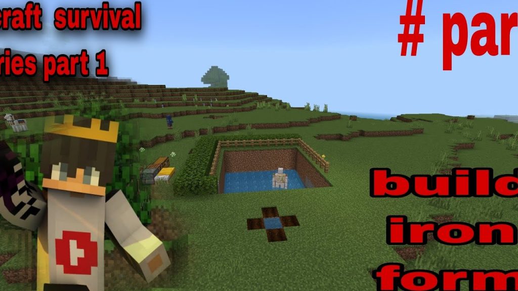 Minecraft Survival series dled iron farm  #part
