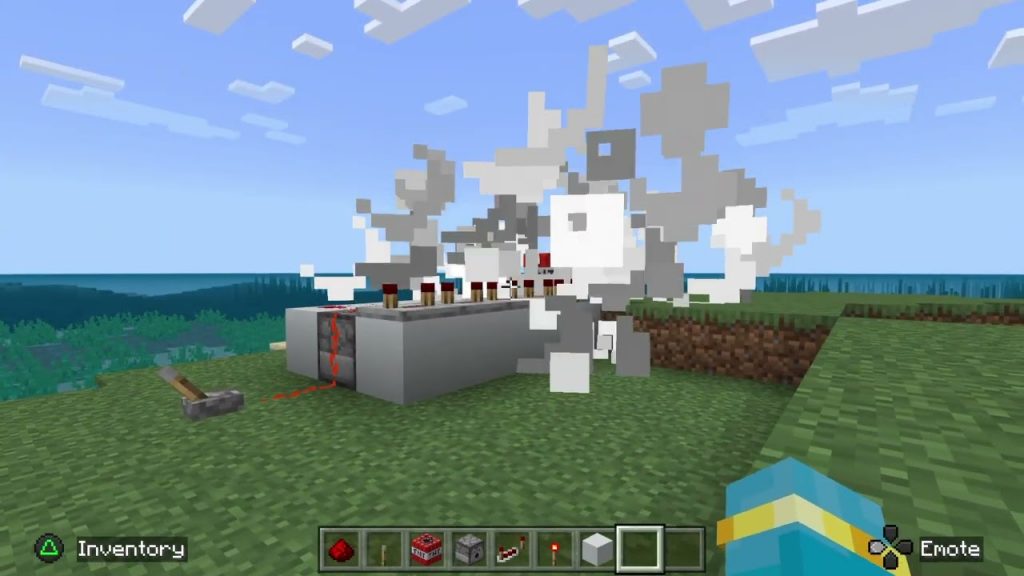 Minecraft Tnt cannon Didn't go as planned