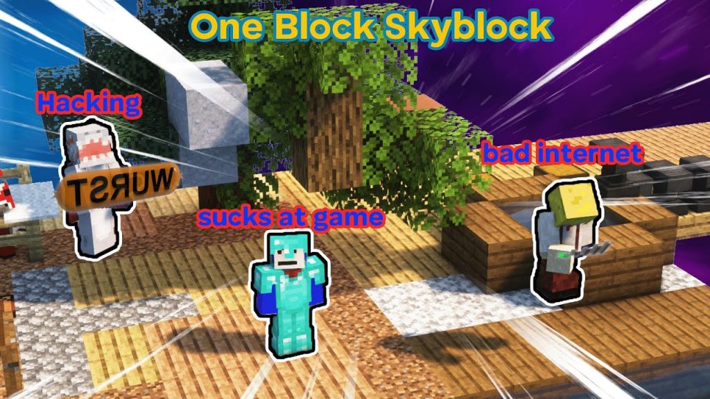 Minecraft's FUNNIEST One Block Skyblock