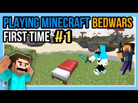 || Playing BEDWARS FIRST TIME || MINECRAFT