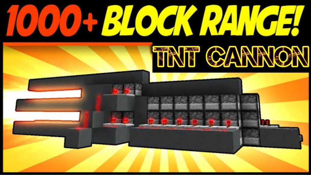 how to make a tnt cannon in minecraft | minecraft tnt cannon tutorial