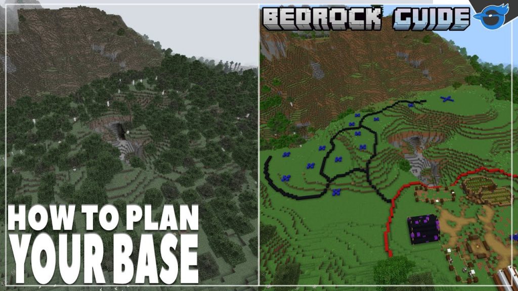 How to PLAN YOUR BASE! | Bedrock Guide S2 Ep8 | Survival Tutorial Lets Play