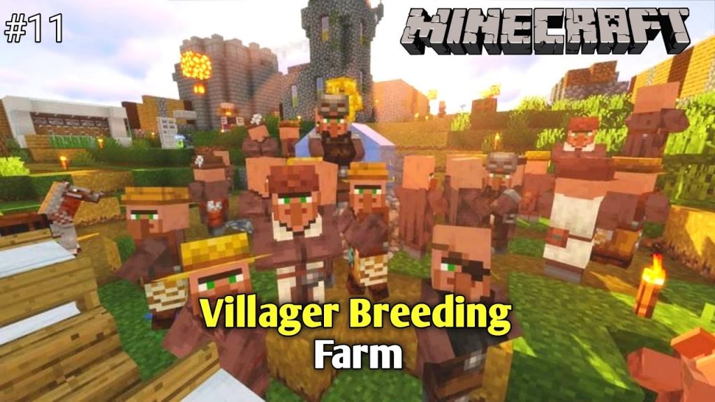 I Made A Villager Breeding Farm || Minecraft Survival Series Part 11
