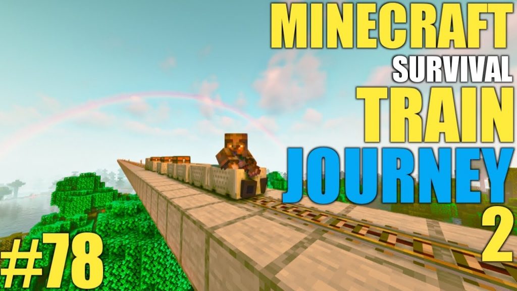 I Made Biggest Train Track in Minecraft Survival #78