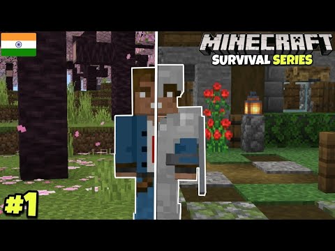 I Started new Survival Series in minecraft || Minecraft || Survival Series 1.20