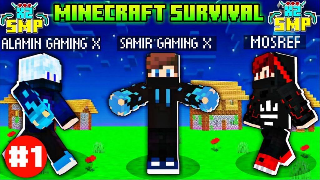 Minecraft Survival series in X2SMP ||Minecraft Survival series in Hindi | Minecraft survival part 1|