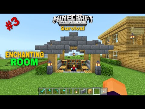 making a level 30 inchanting room in Minecraft Survival| Minecraft Survival series ep-3