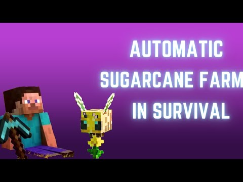 I Made Automatic Sugarcane Farm In Minecraft | Survival Series Episode #4.