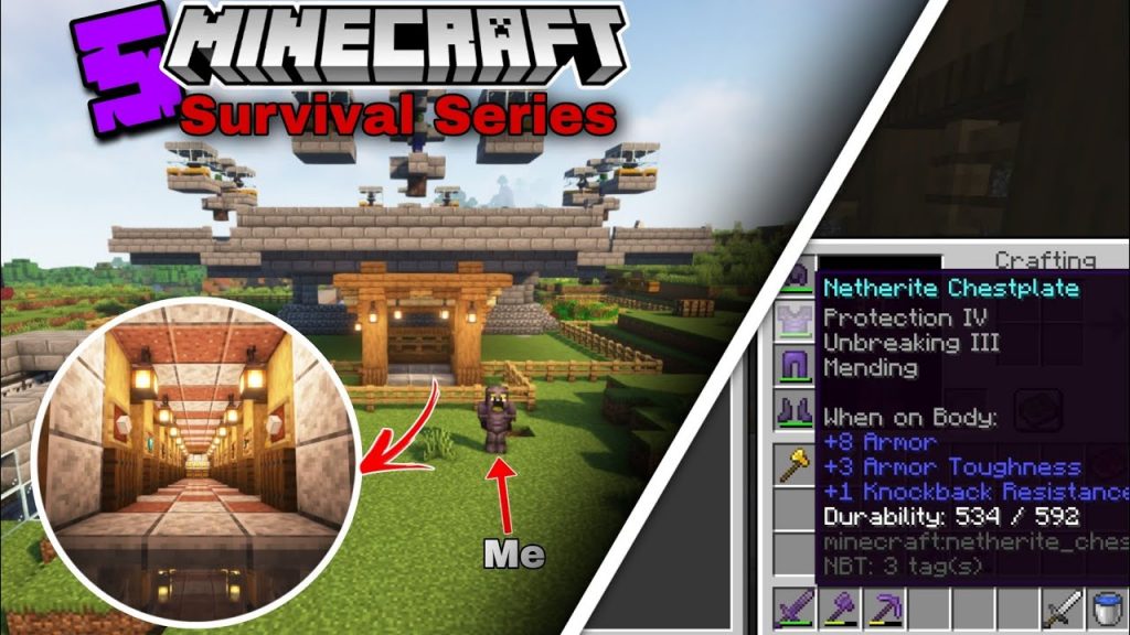 I Will Getting Protection And Mending In Minecraft Survival Series 1.20 | Hindi #5