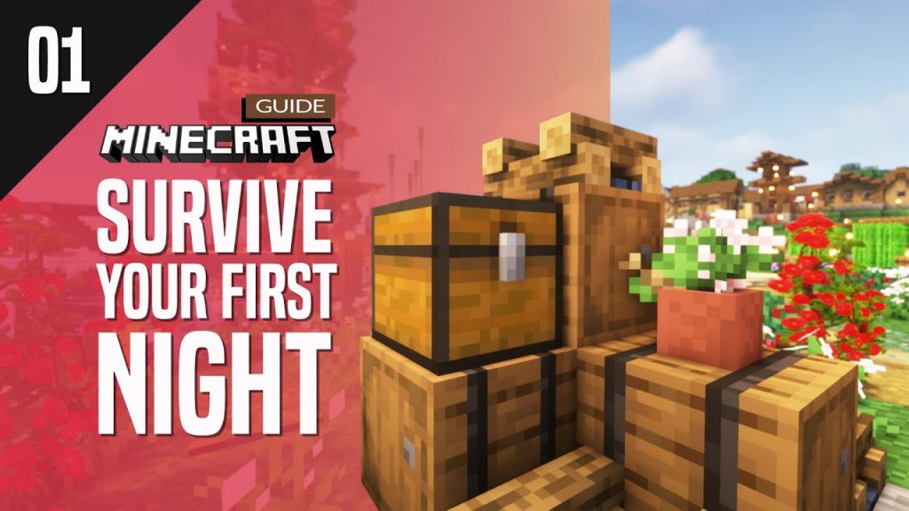 01 First Minecraft Day Survival | Minecraft Guide Series | Java Edition