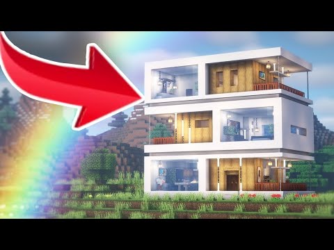 Building a Beautiful House in Minecraft | Modern House Tutorial