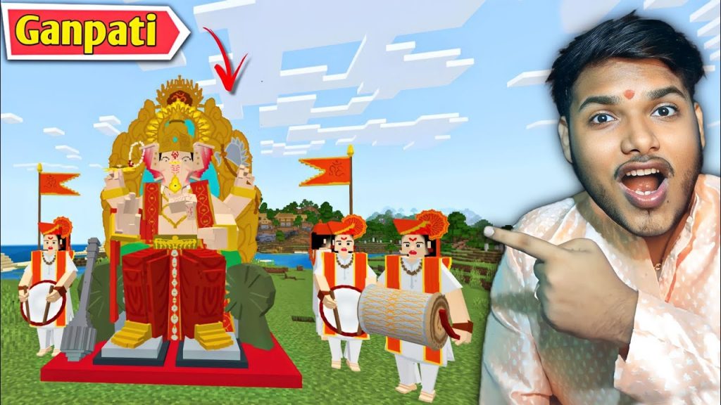 Celebrating Ganesh Chaturthi In Minecraft !