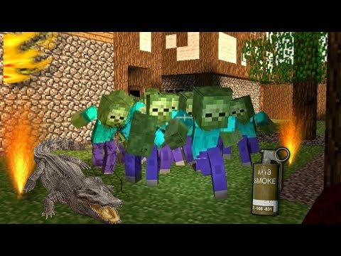 HOW WE  Survived Minecraft Zombies