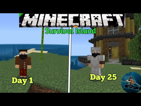 I survived 100 days on a survival island with only one bamboo (Part 1)
