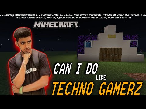 Iz my house compared to techno gamerz in minecraft ??