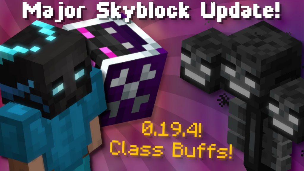 Major Skyblock Update! 0.19.4! Dungeons! Classes! Abiphones! (Hypixel Skyblock News)