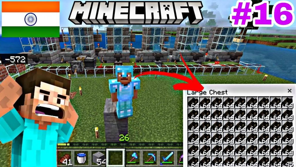 Minecraft Episode 16 I Build Biggest Fuel Farm In Minecraft Survival World ( BHOJPURIYA KHILADI FF )