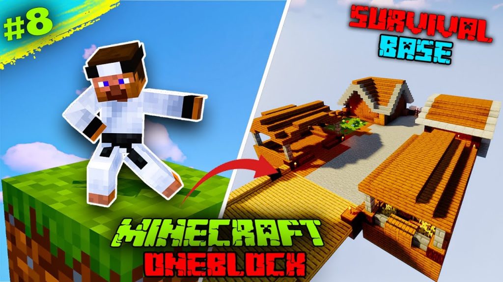 Minecraft | Survival Base In OneBlock | #8