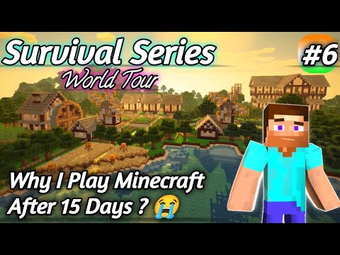 Minecraft Survival series episode 6 ||  Minecraft world tour #minecraft #mcpe  @dkbhai69