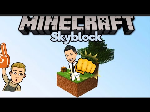 Nuova serie skyblock nuovo inizio(new series on skyblock)#skyblock #minecraft #inizio -ITA