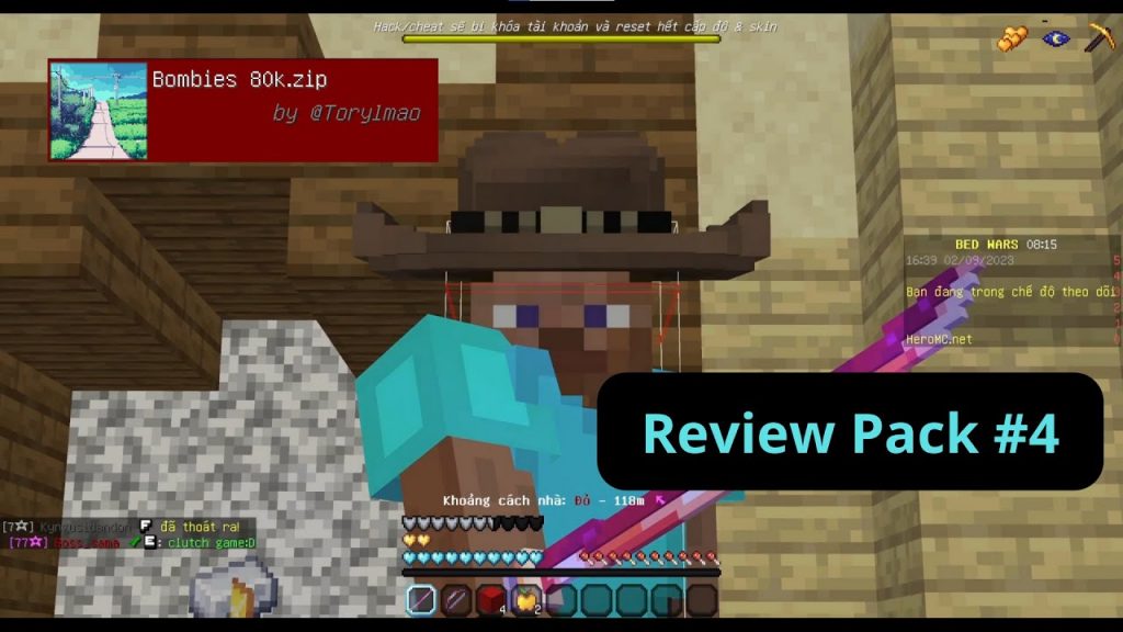 Review Pack #4 | Bombies 80k | Minecraft Bedwars