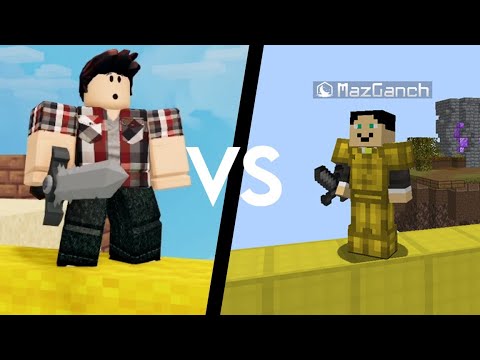 Roblox vs Minecraft Bedwars!