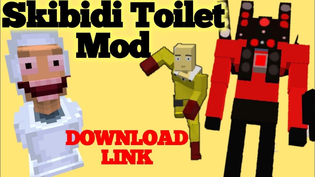 SKIBIDI TOILET MOD download link | tutorial in Hindi Minecraft bedrock