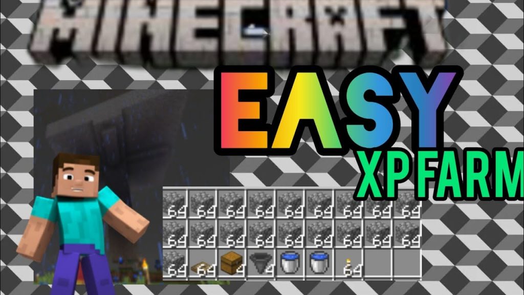 Easiest And Fastest Way To Make An Xp Farm In MINECRAFT