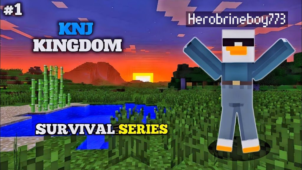I started the Minecraft Survival Series #youtube #Knjkingdom #funny #minecraft