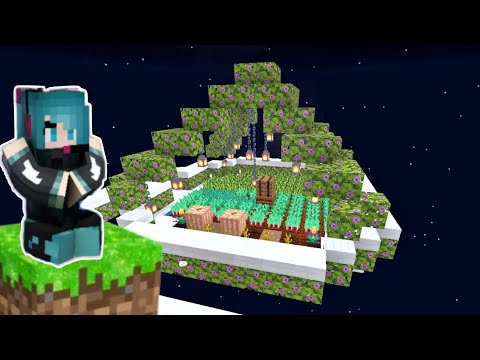 Minecraft Crop Farm 1.20 - Minecraft One Block Survival #2 Micraft pe One Block Survival
